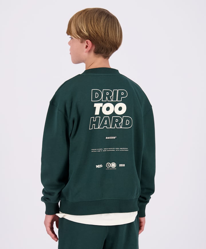 Jongens sweater groen