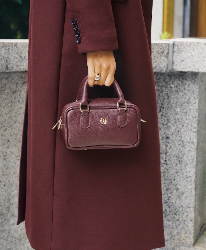 Dames tas bordeaux