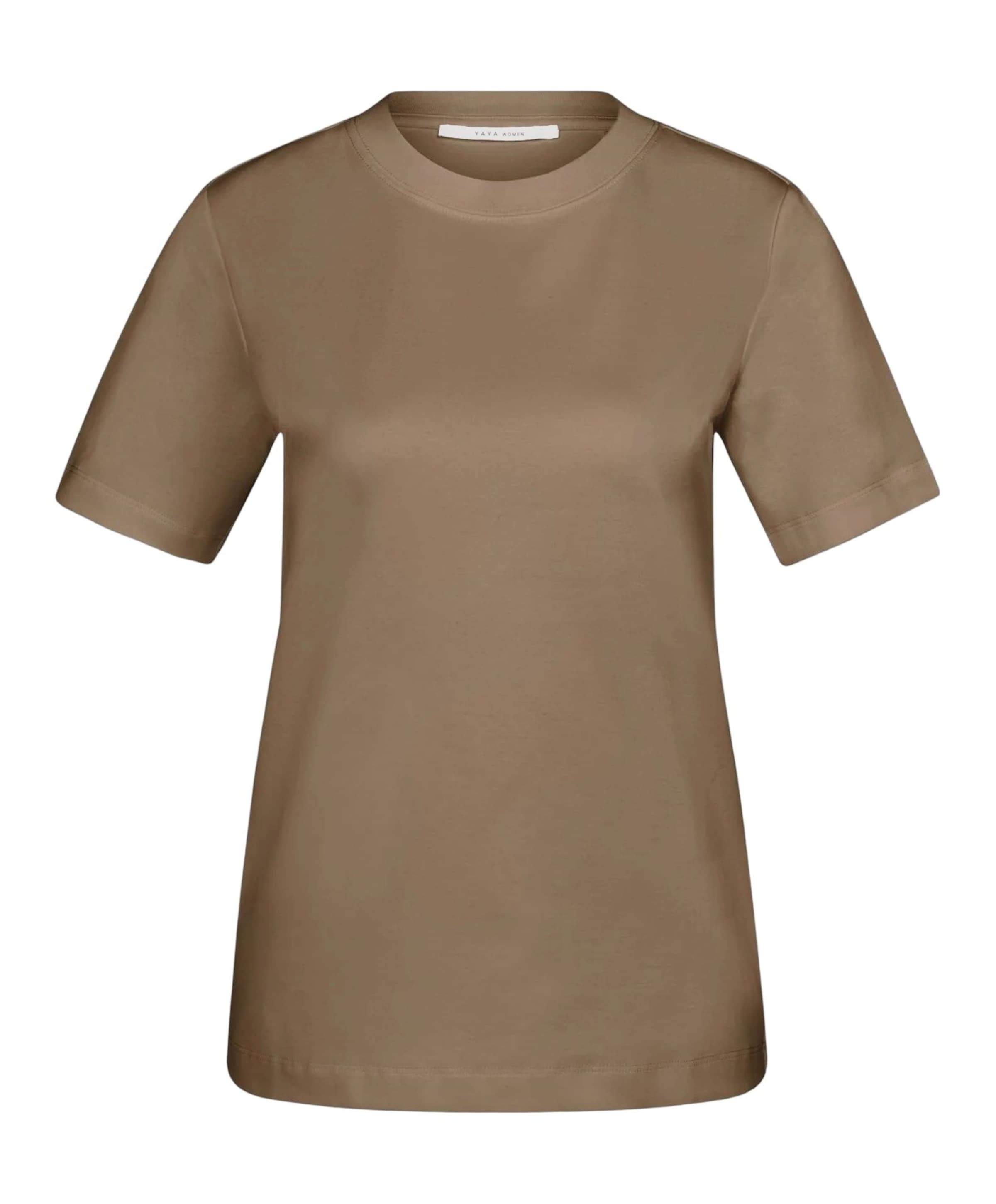 Dames T-shirt bruin
