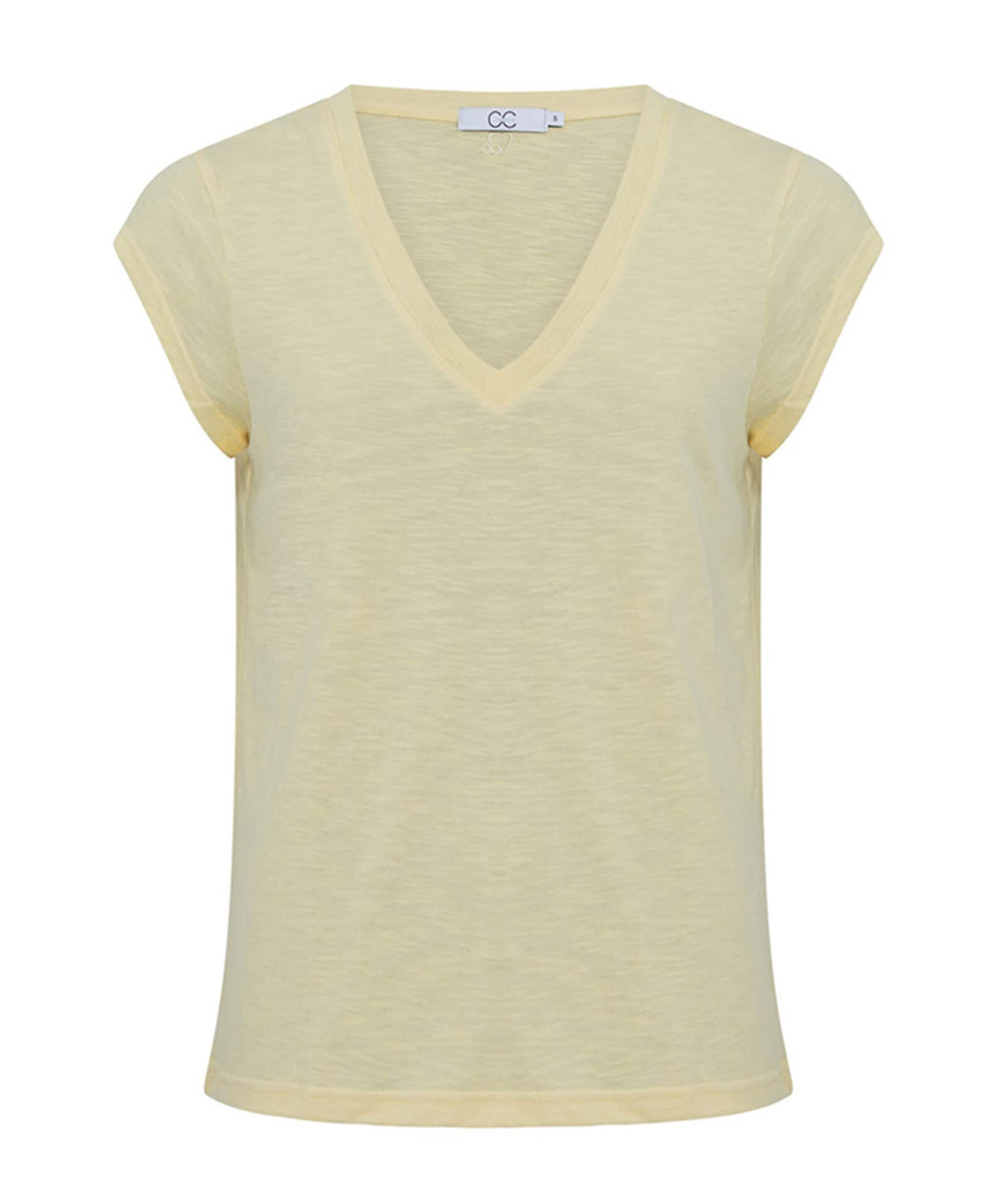 Dames t-shirt geel