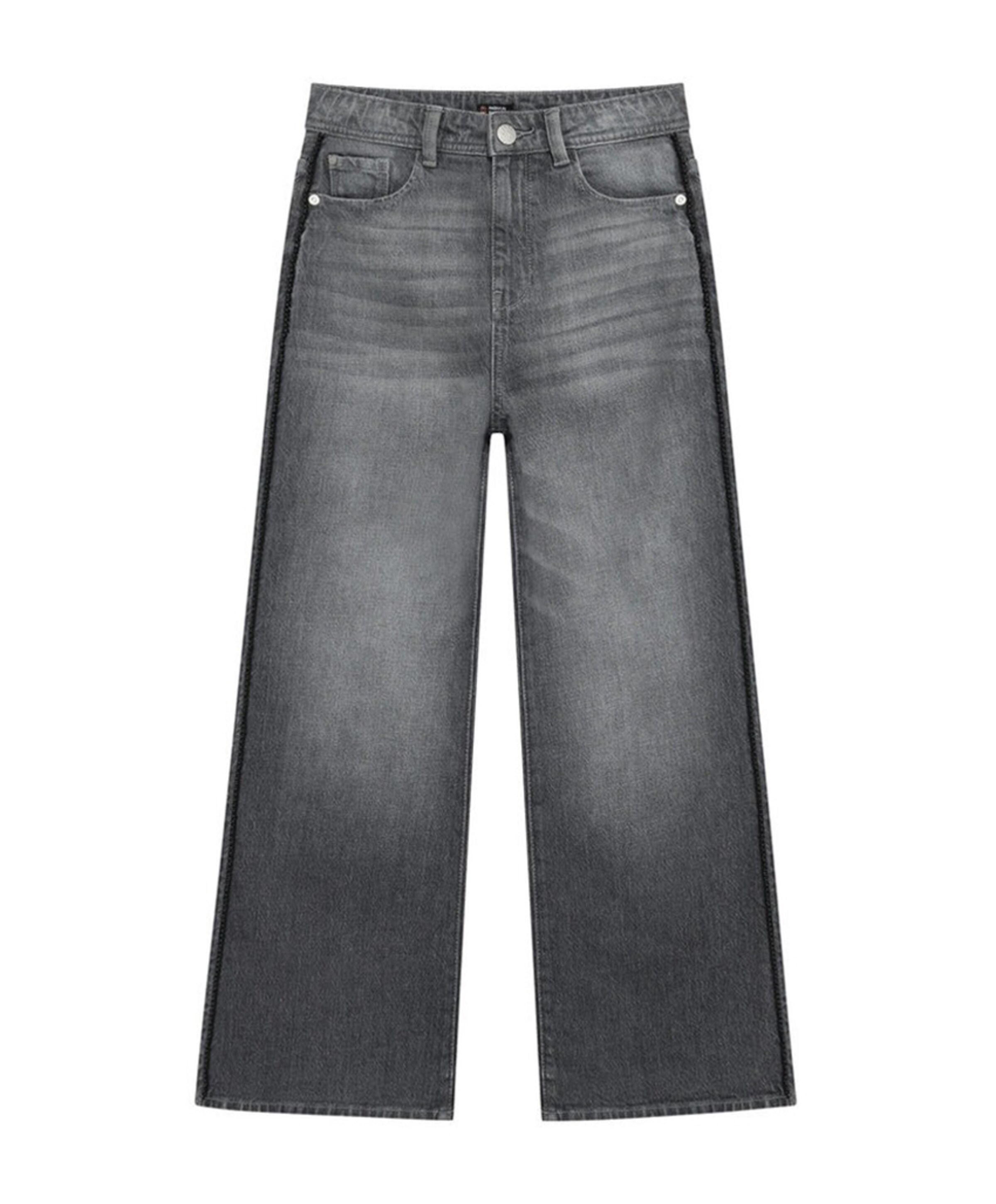 Extra Wide Fit Grey meisjes jeans grijs