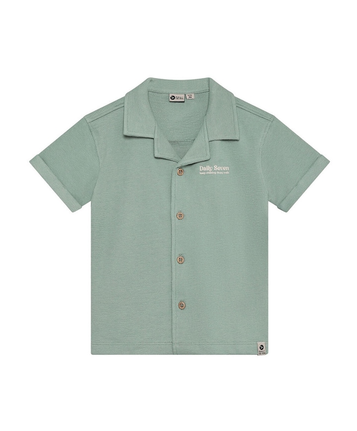 Jongens overhemd lange mouw groen