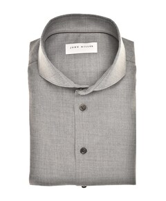 Overhemd lange mouw grijs