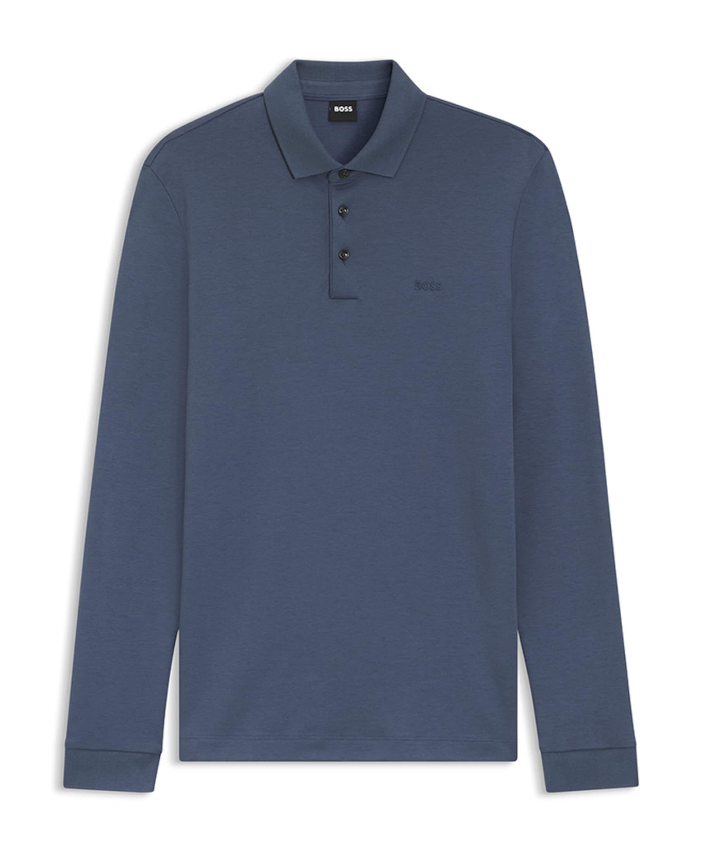 Heren polo blauw