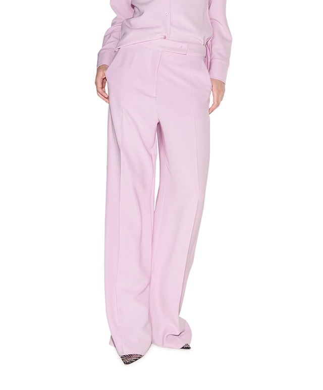 Wideleg-pants broek roze