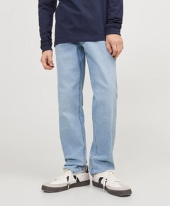 JJICLARK JJORIGINAL SQ 702 NOOS JNR jongens jeans blauw