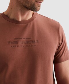 Heren t-shirt bordeaux