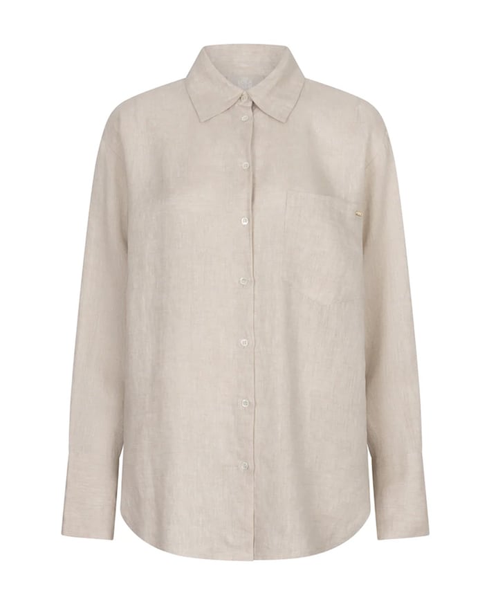 Dames top beige