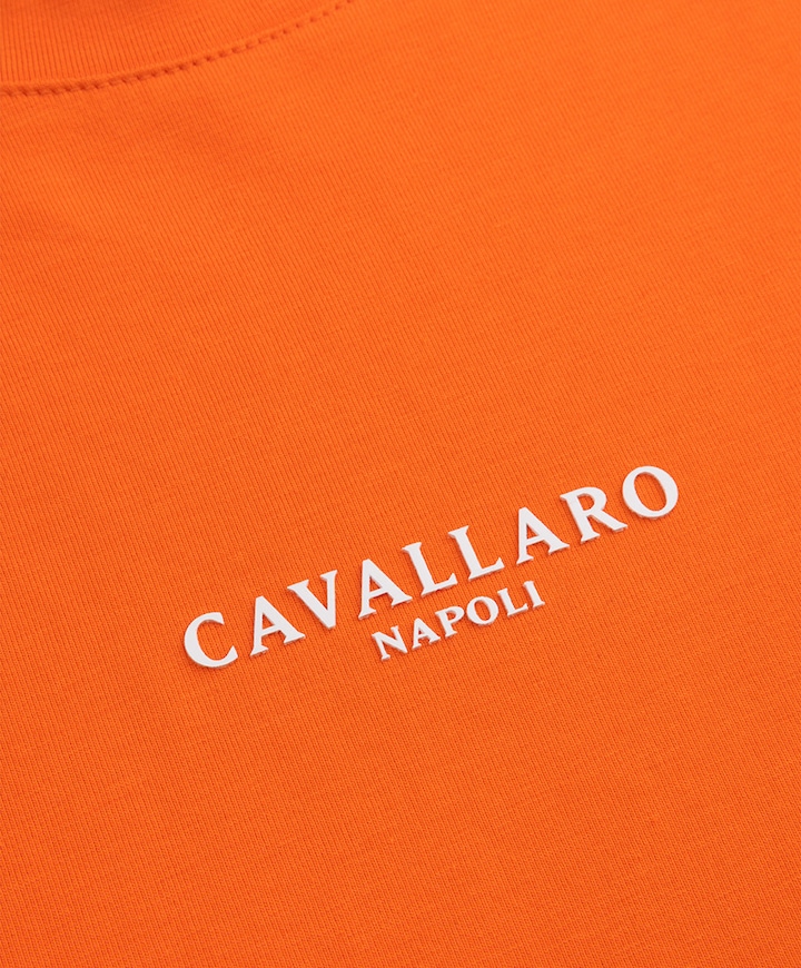 Heren T-shirt oranje