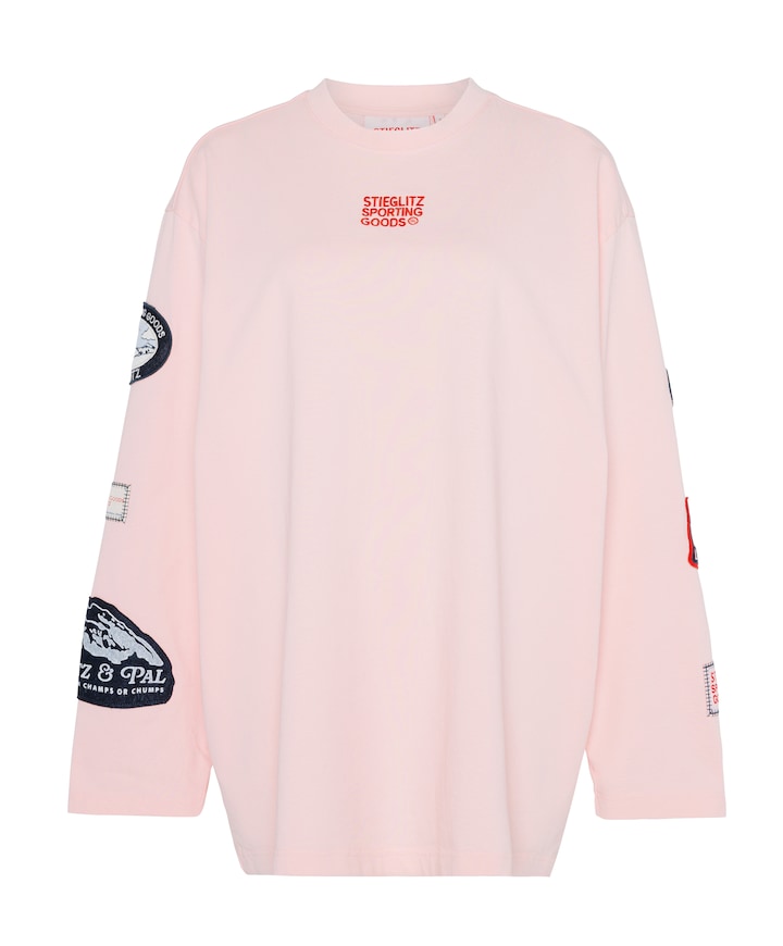 Dames longsleeve roze