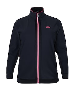 Dames plussize vest blauw