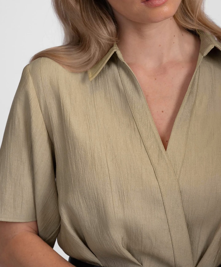 Dames jurk beige