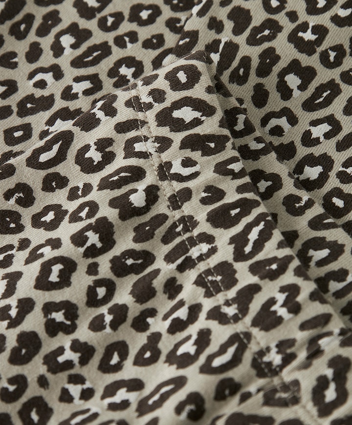 NMFLEOANA FLARED LEGGING broek beige