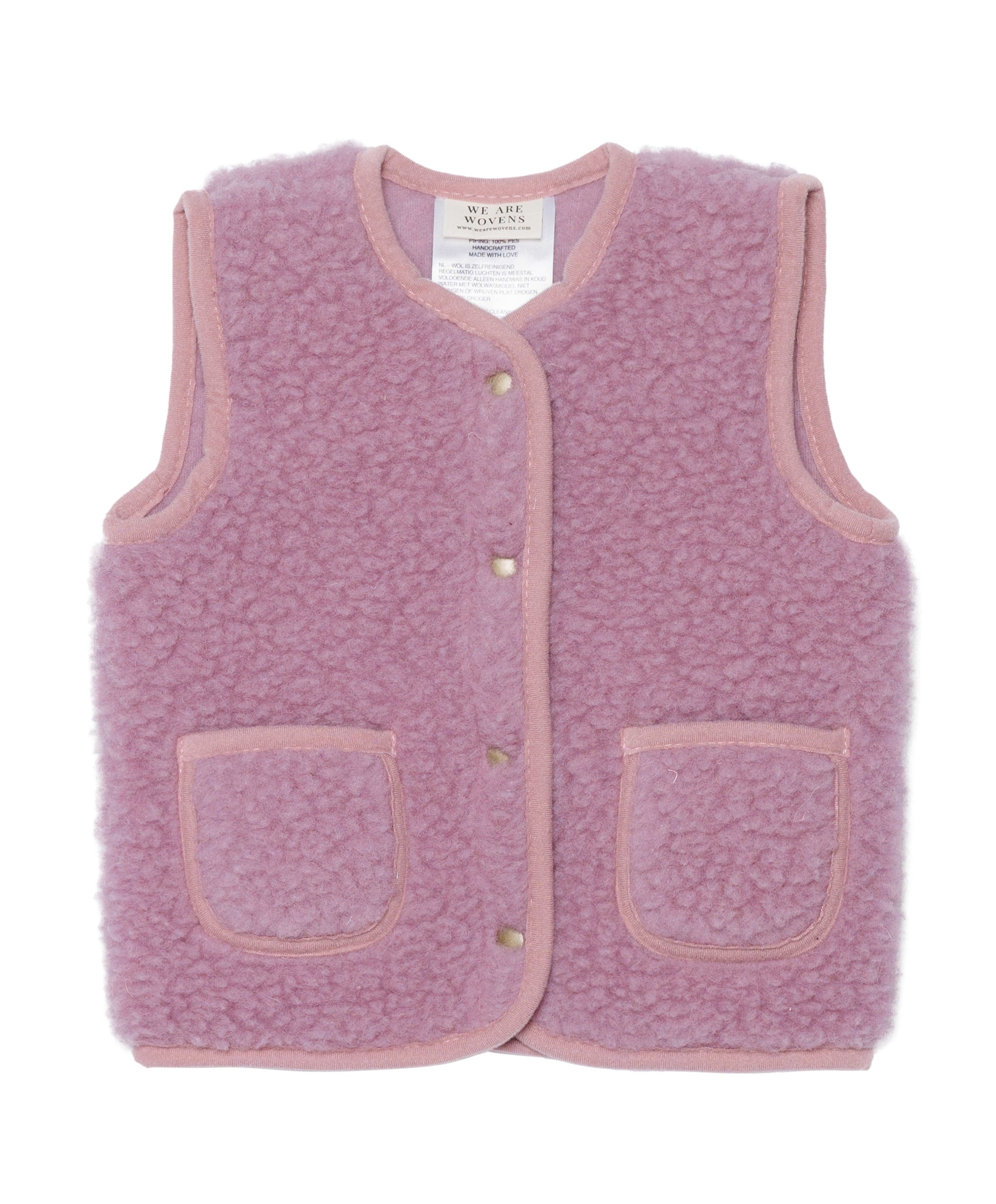 Meisjes gilet roze
