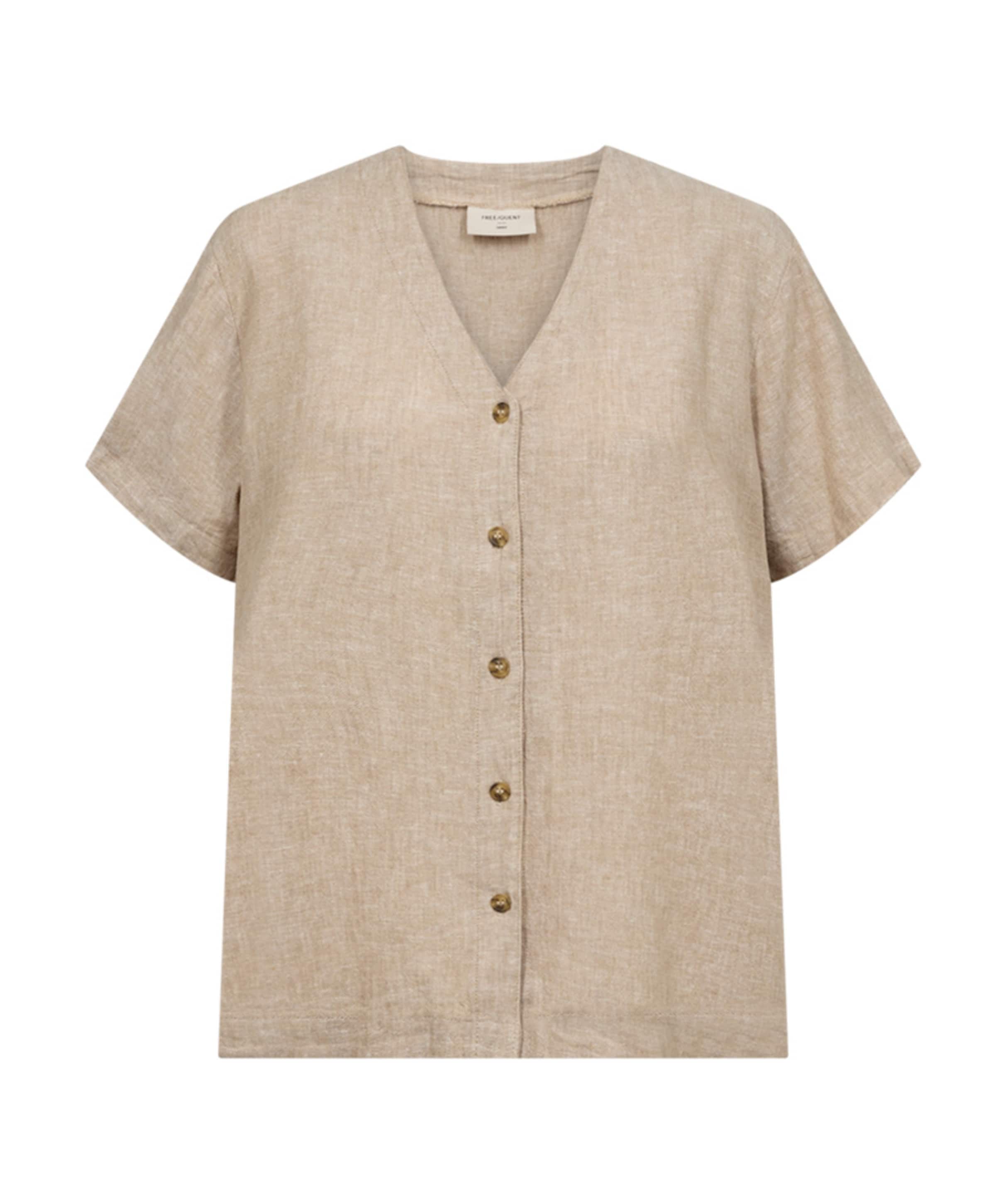 Dames blouse beige
