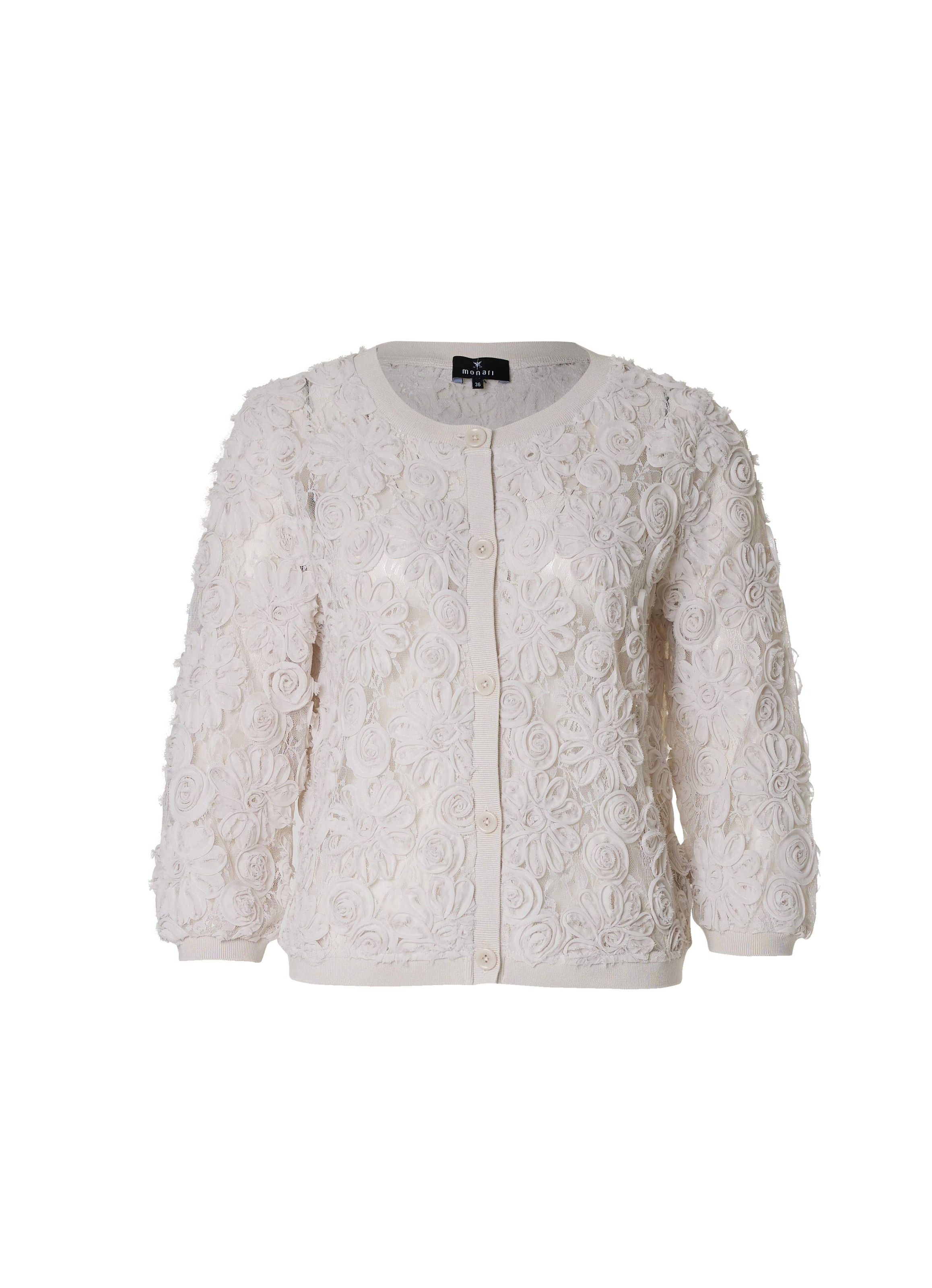 Dames vest ecru