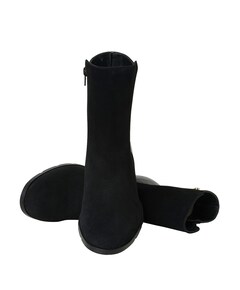 Milano dames enkellaarzen zwart