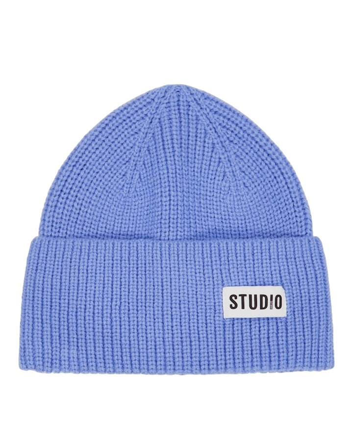 Dames muts blauw