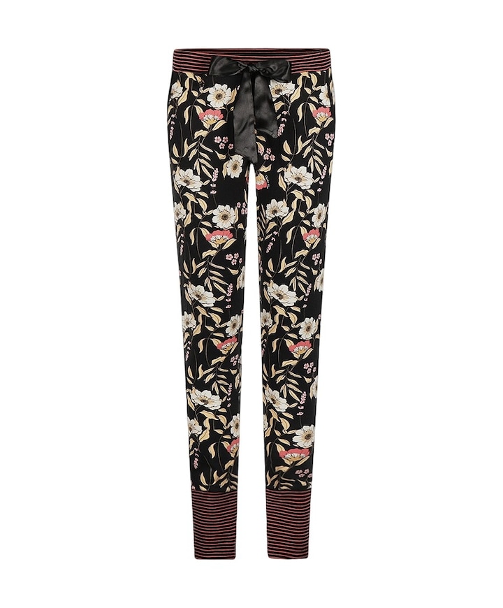 Dames pyjamabroek zwart