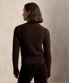 Dames vest bruin