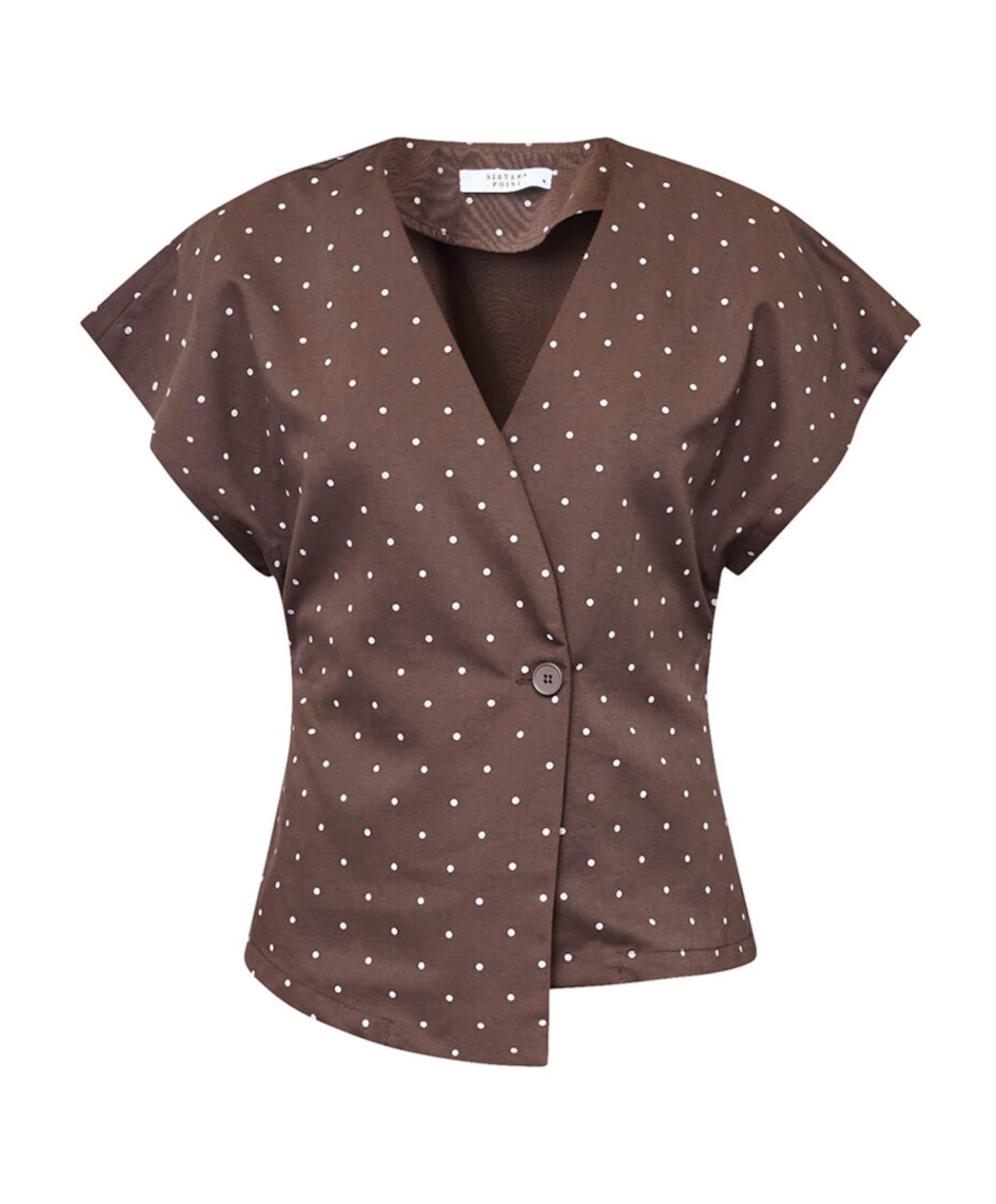 Dames gilet bruin
