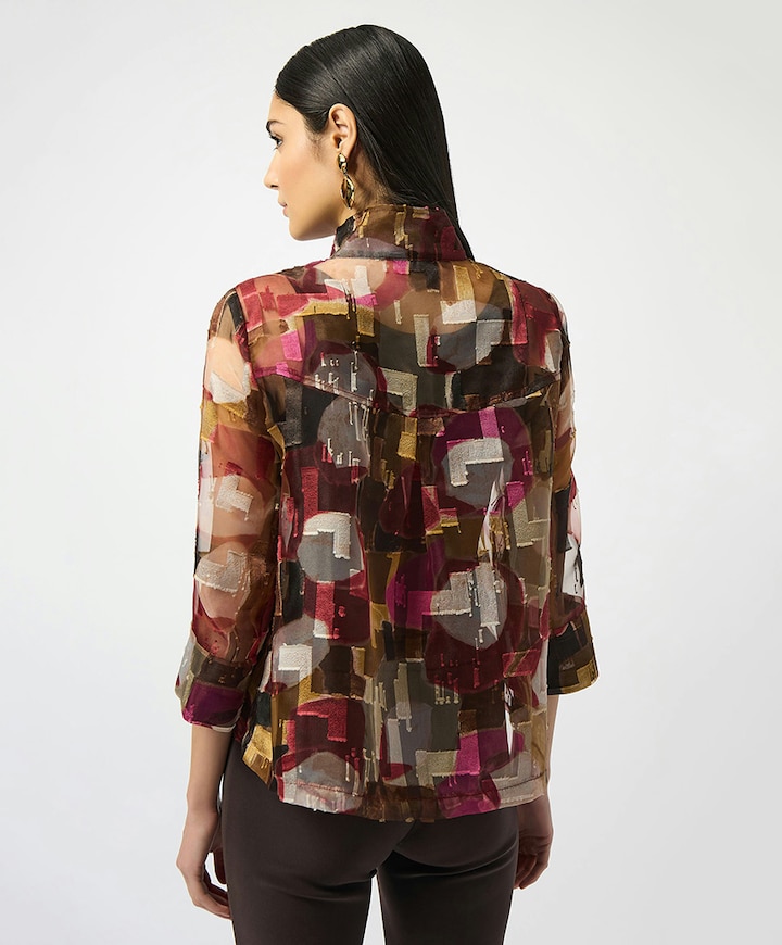 Dames jas multicolor