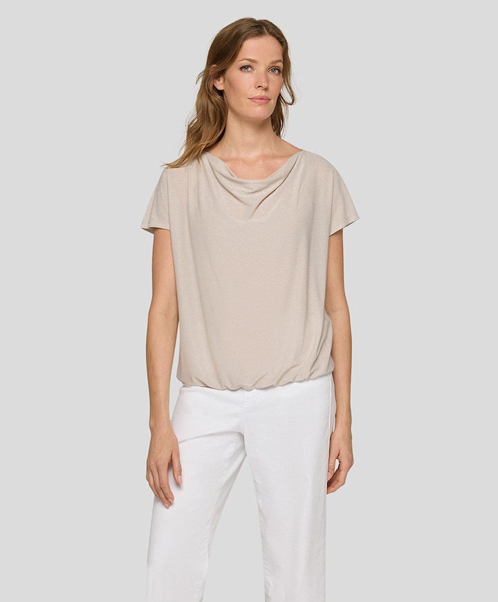 Dames T-shirt beige