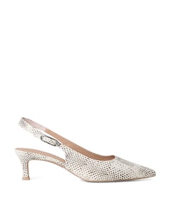 Ibon dames slingbacks ecru