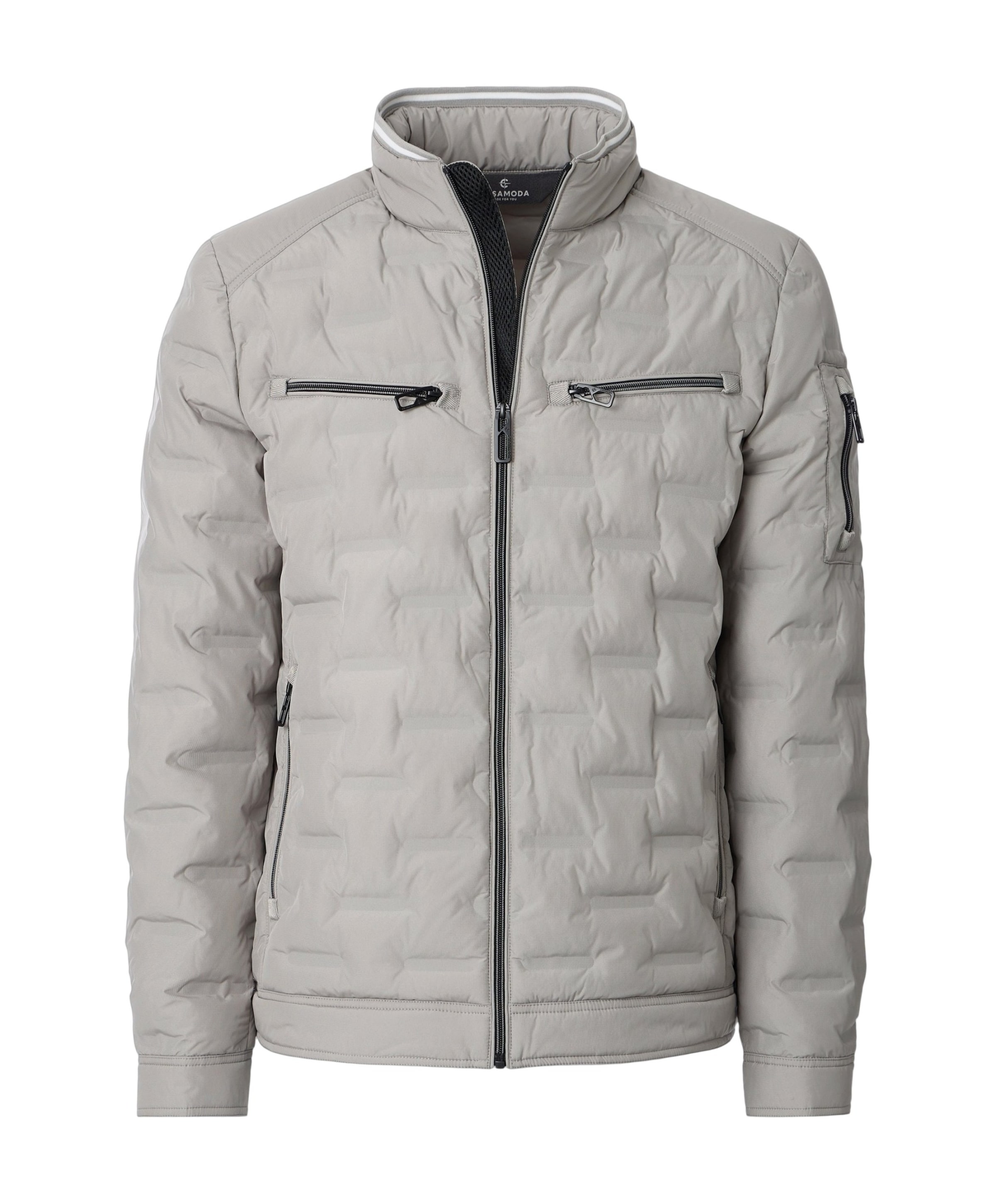 Heren jas grijs
