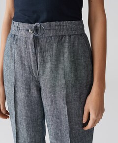 Maikito linen broek blauw