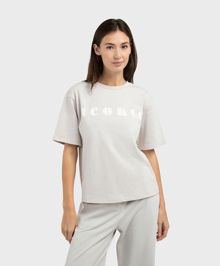 Dames T-shirt beige