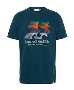Heren T-shirt blauw