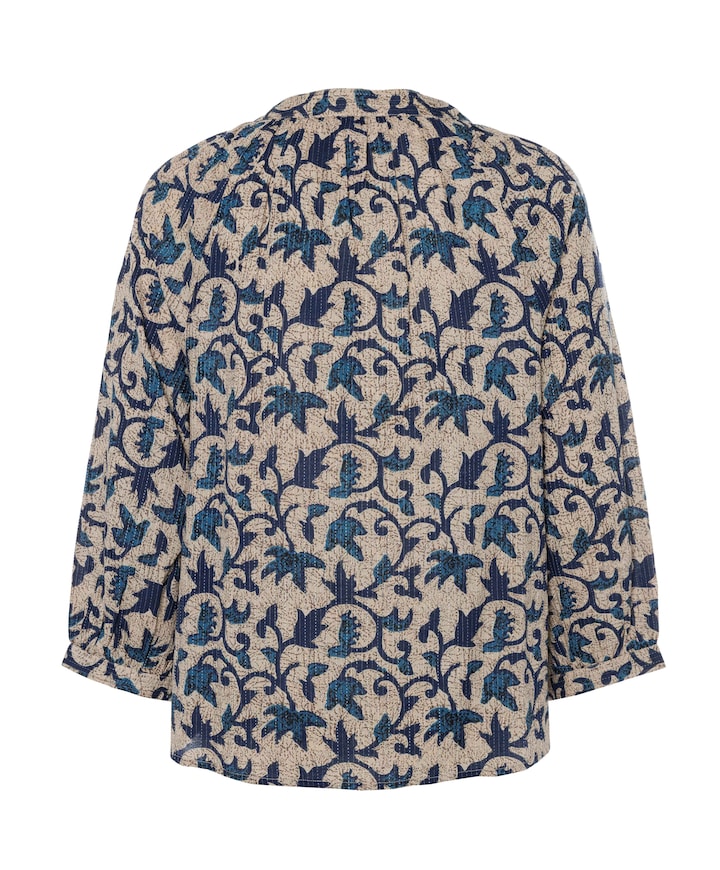 Blouse blauw