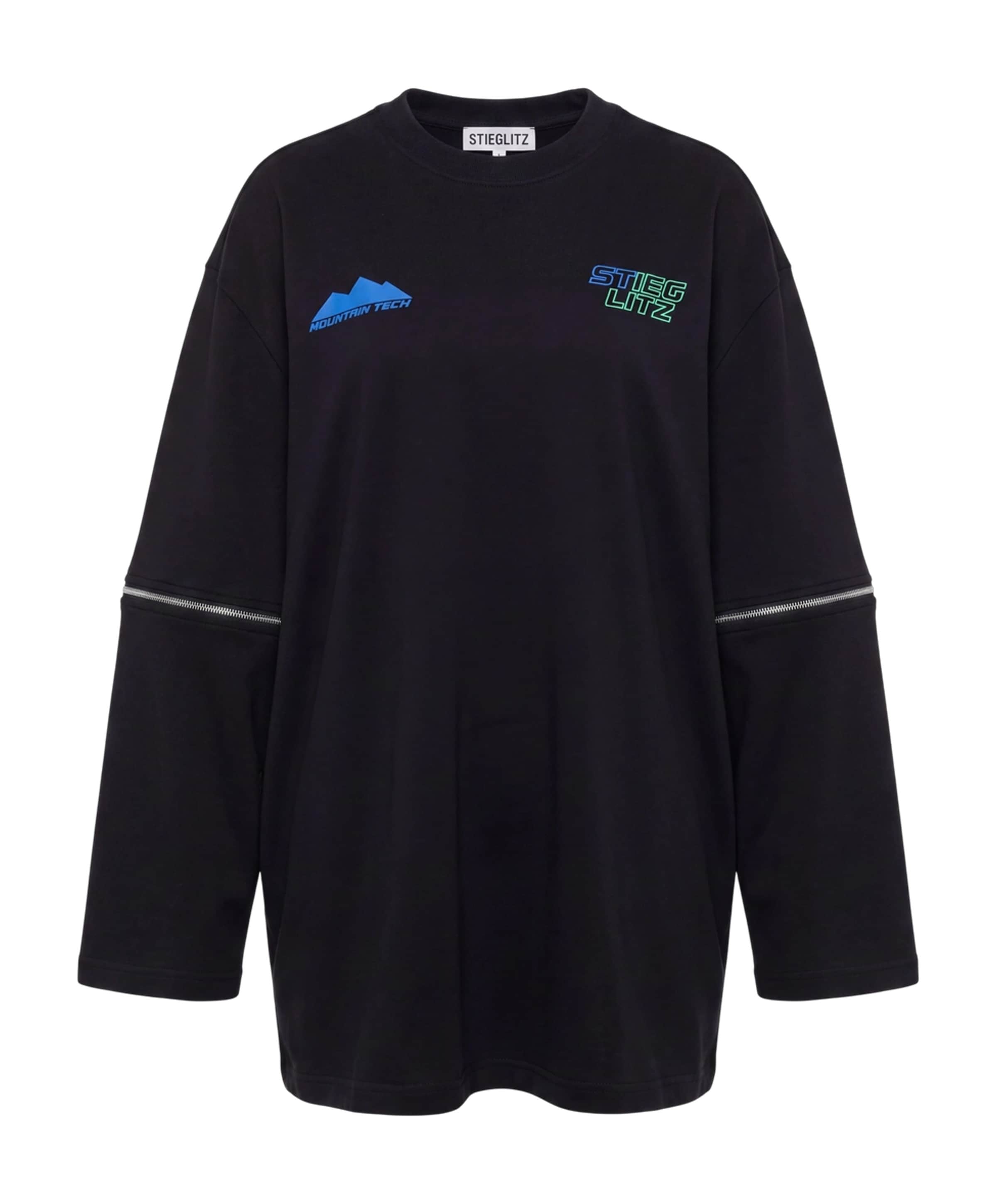 Dames longsleeve zwart