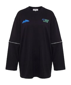 Dames longsleeve zwart
