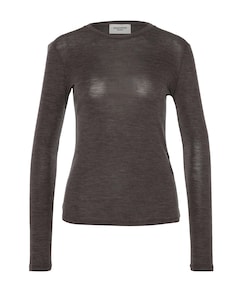 Dames longsleeve bruin