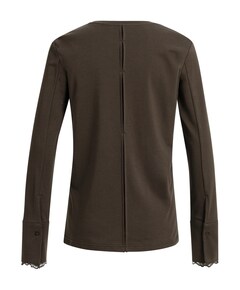Dames longsleeve bruin