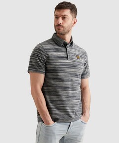 Heren polo blauw