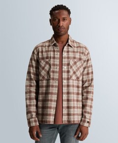 Heren overshirt beige