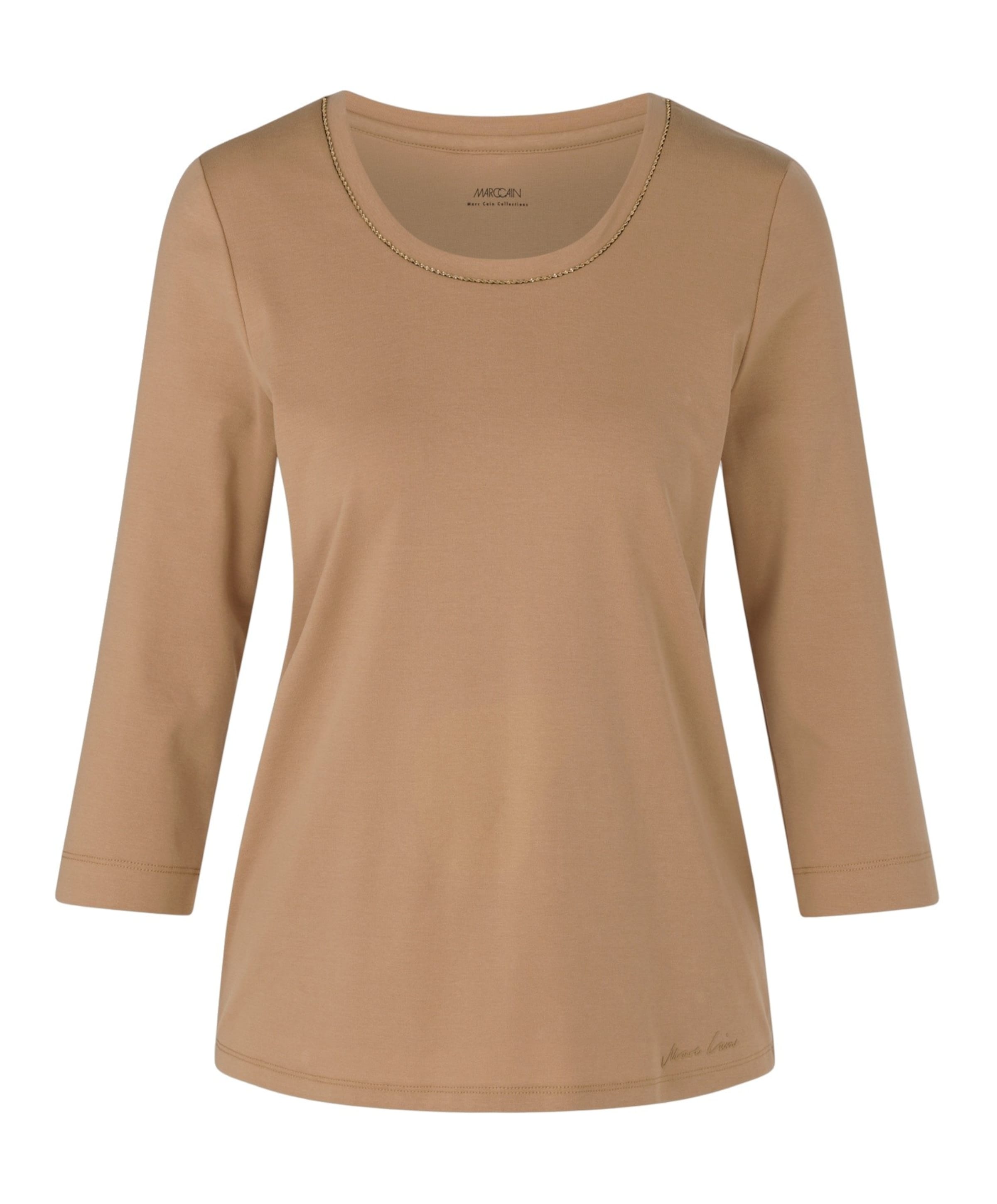 Dames longsleeve beige