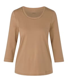 Dames longsleeve beige
