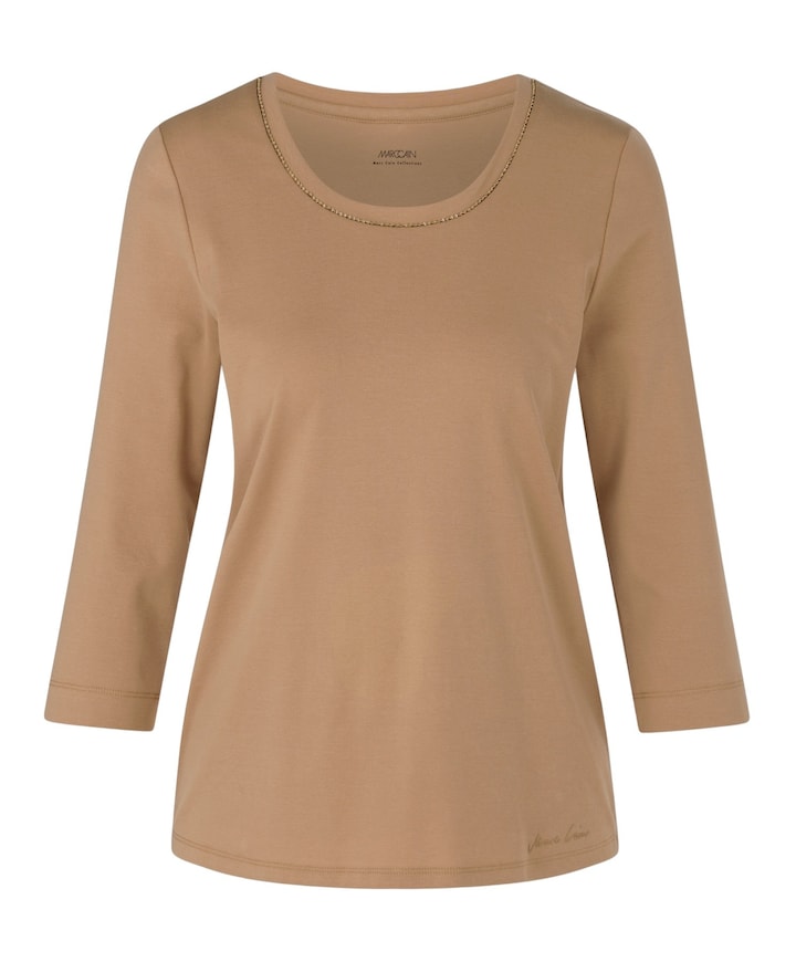 Dames longsleeve beige