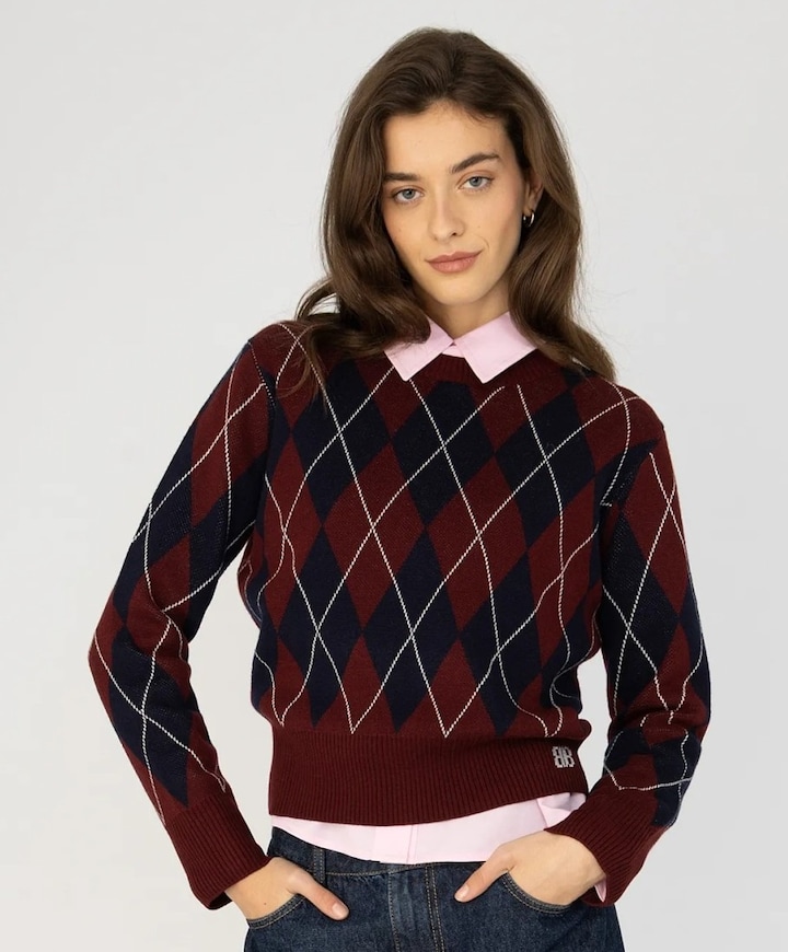 Dames trui bordeaux