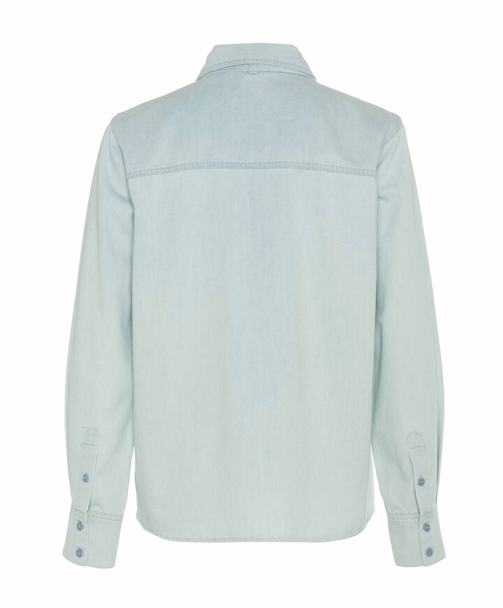 Dames blouse blauw