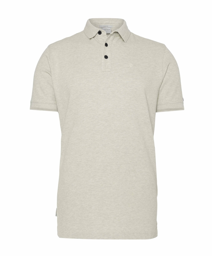 Heren polo grijs