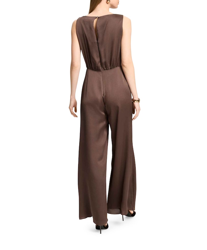 dames jumpsuit bruin