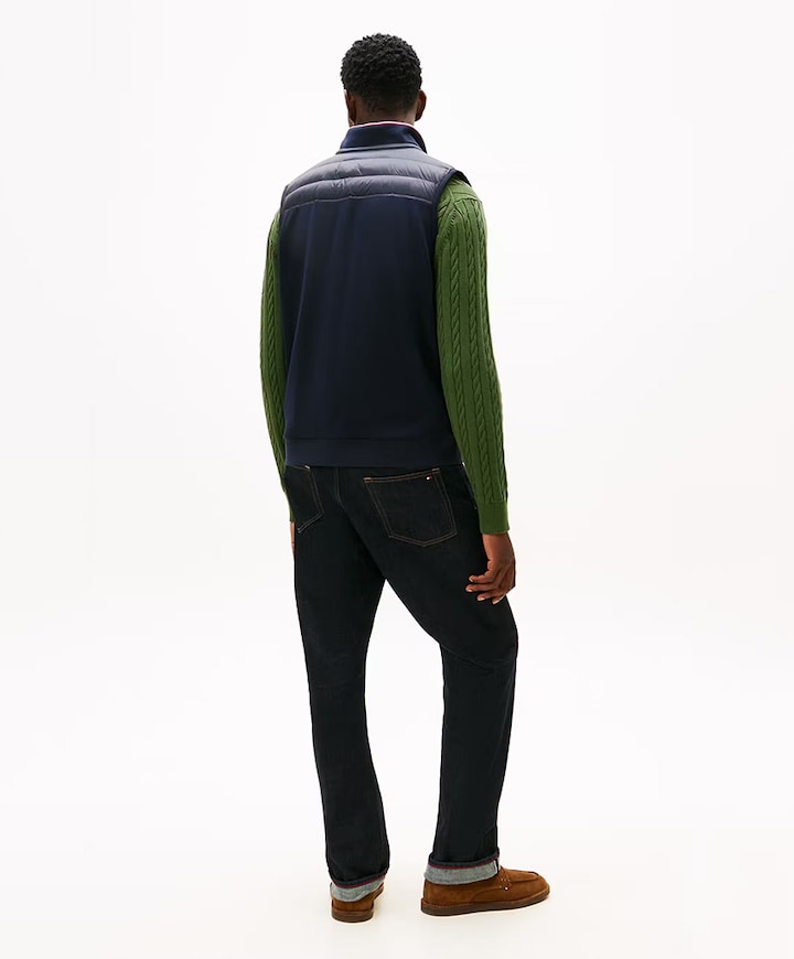 Heren bodywarmer blauw