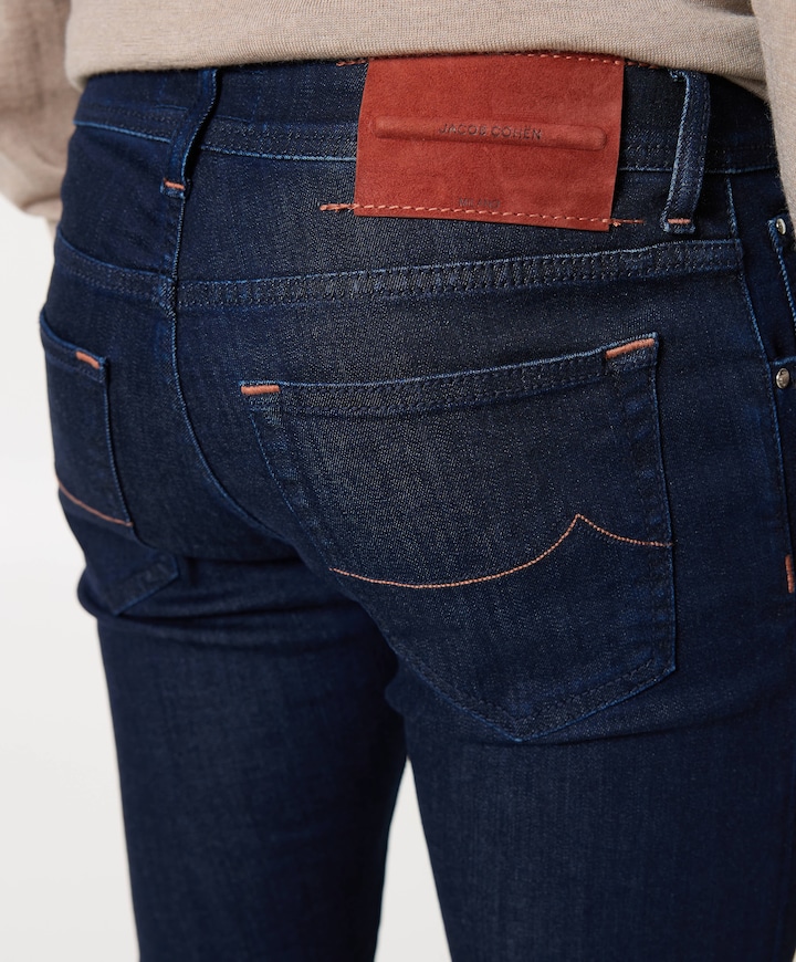 Nick Slim 5 pkt heren jeans blauw