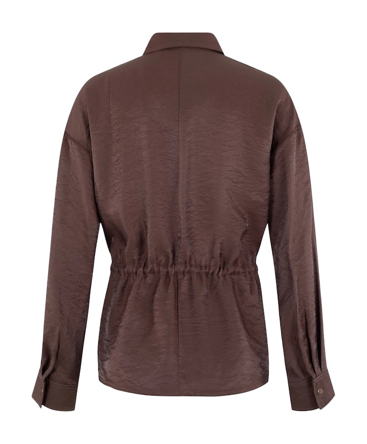 Dames blouse bruin