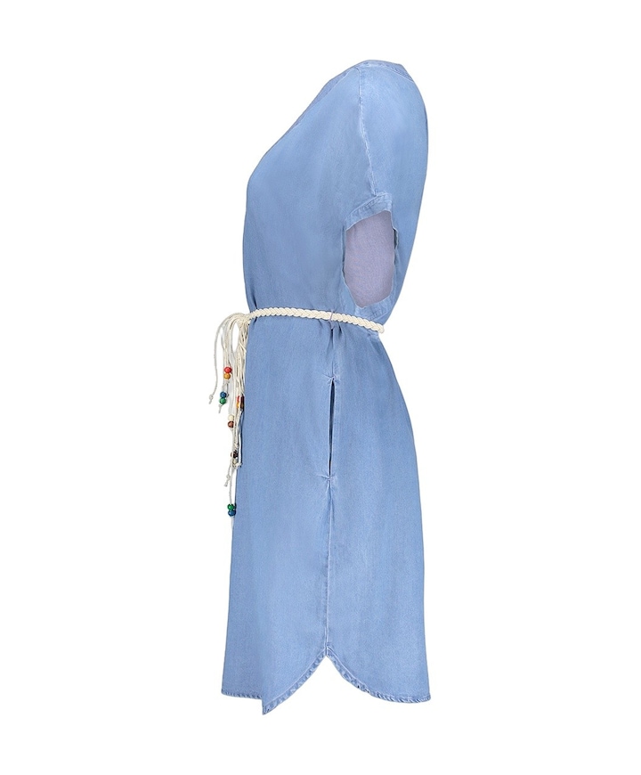 Dames jurk blauw
